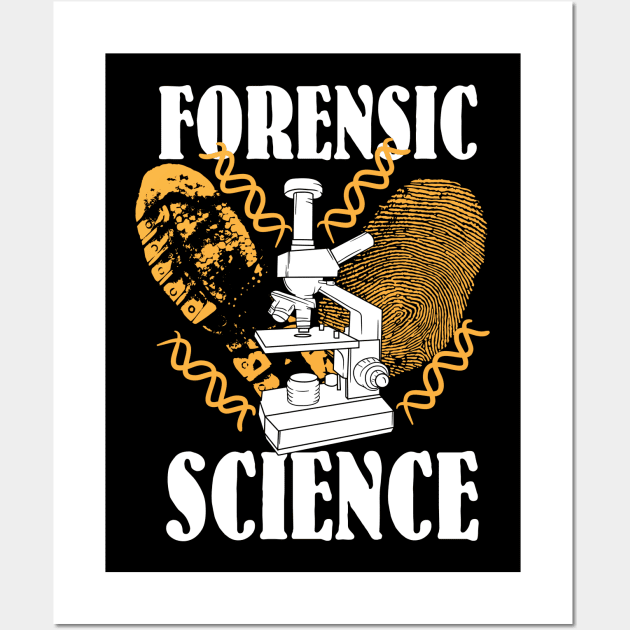 FORENSIC SCIENCE Crime Wall Art by Lomitasu